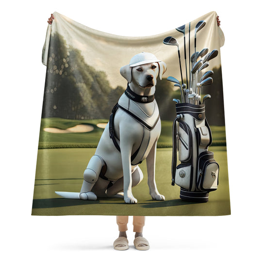 Sherpa blanket-Labrador Retriever Golfer V6