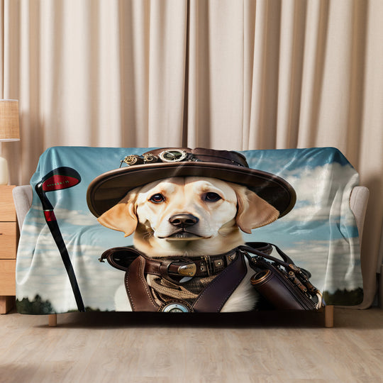 Sherpa blanket-Labrador Retriever Golfer V20