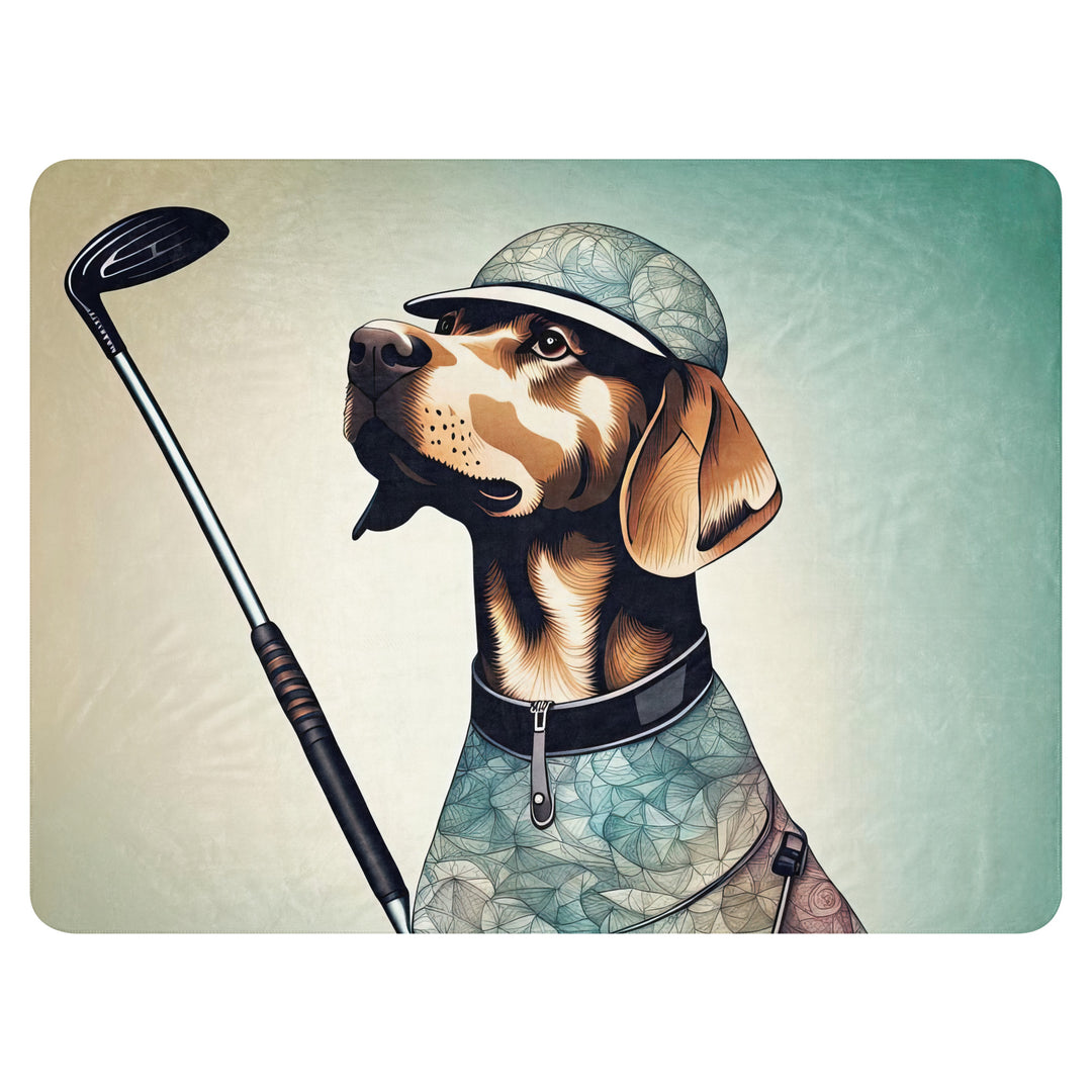 Sherpa blanket-Labrador Retriever Golfer V8