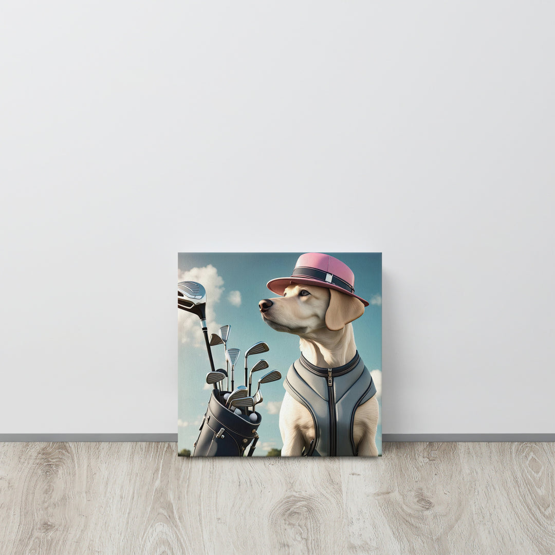 Thin canvas-Labrador Retriever Golfer V4