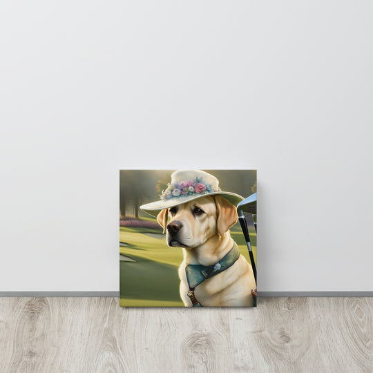 Thin canvas-Labrador Retriever Golfer V5