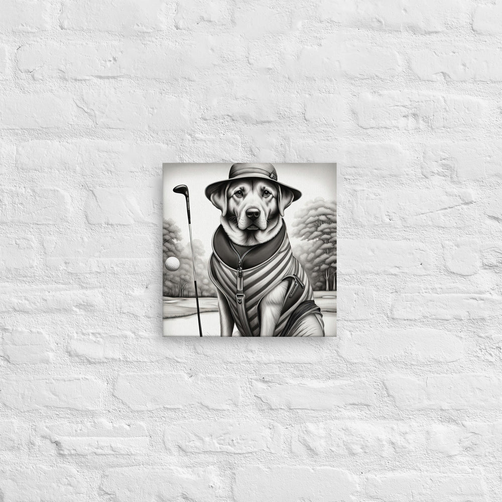 Thin canvas-Labrador Retriever Golfer V7