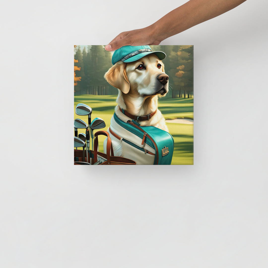 Thin canvas-Labrador Retriever Golfer V10