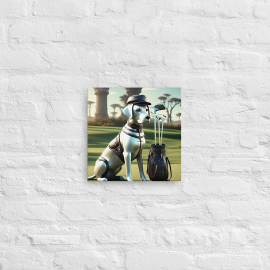 Thin canvas-Labrador Retriever Golfer V18