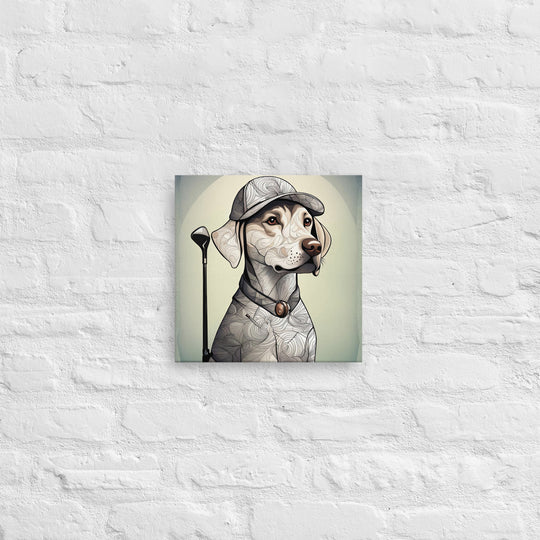 Thin canvas-Labrador Retriever Golfer V22