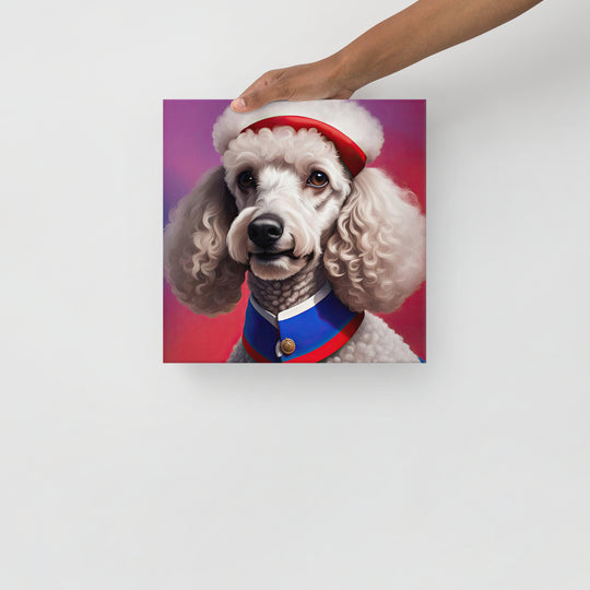 Poodle- Thin canvas
