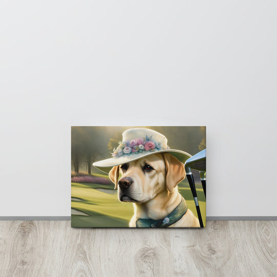 Thin canvas-Labrador Retriever Golfer V5