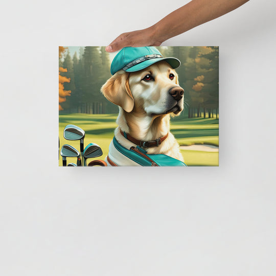 Thin canvas-Labrador Retriever Golfer V10