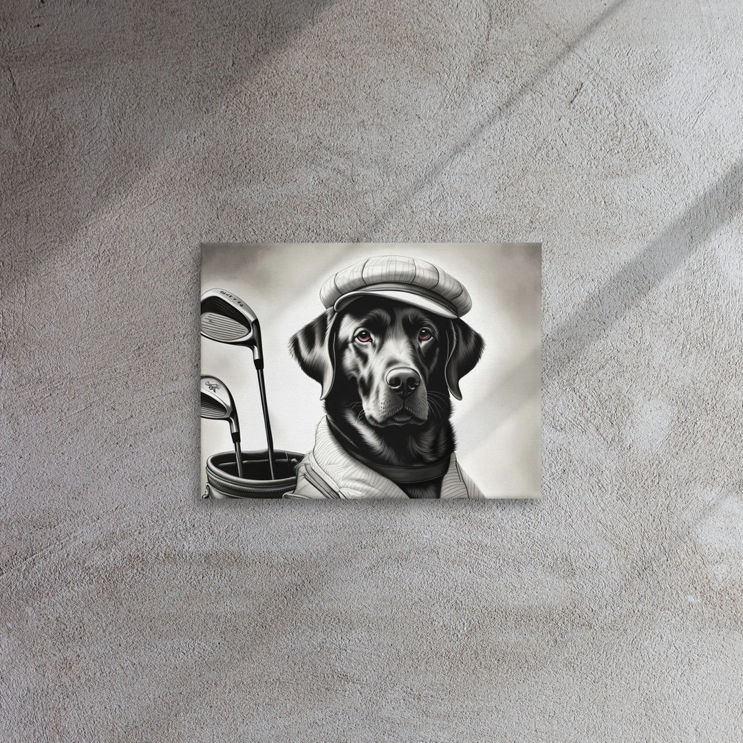 Thin canvas-Labrador Retriever Golfer V11