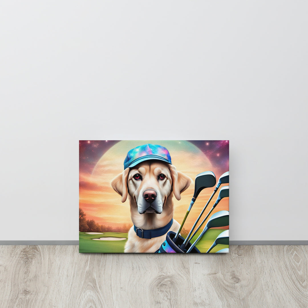 Thin canvas-Labrador Retriever Golfer V13