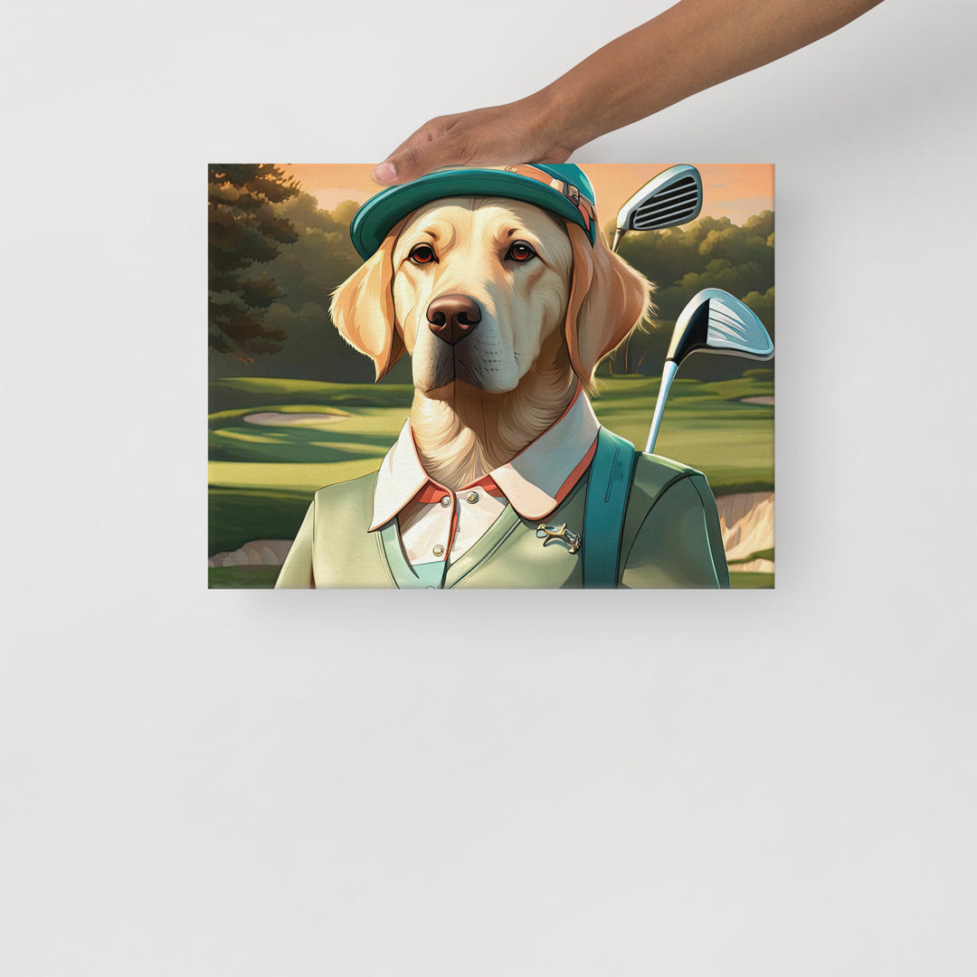 Thin canvas-Labrador Retriever Golfer V14