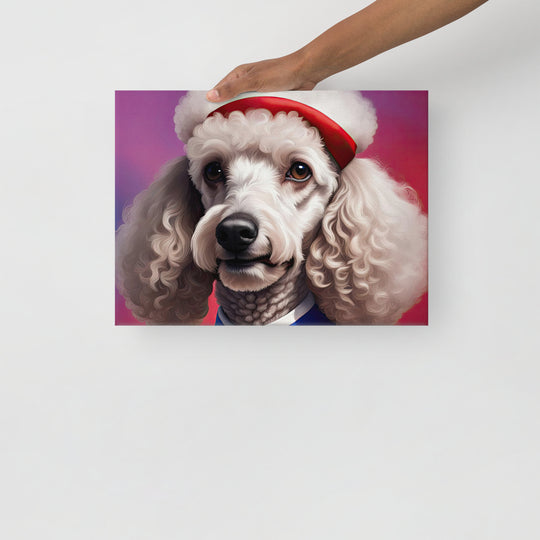 Poodle- Thin canvas
