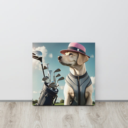 Thin canvas-Labrador Retriever Golfer V4