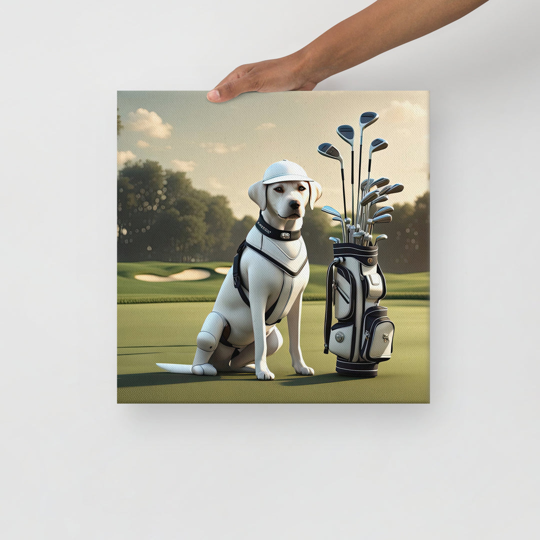 Thin canvas-Labrador Retriever Golfer V6