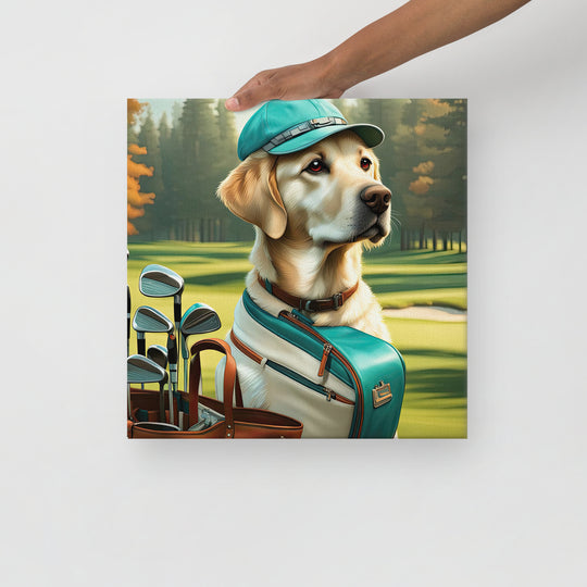 Thin canvas-Labrador Retriever Golfer V10