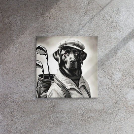 Thin canvas-Labrador Retriever Golfer V11