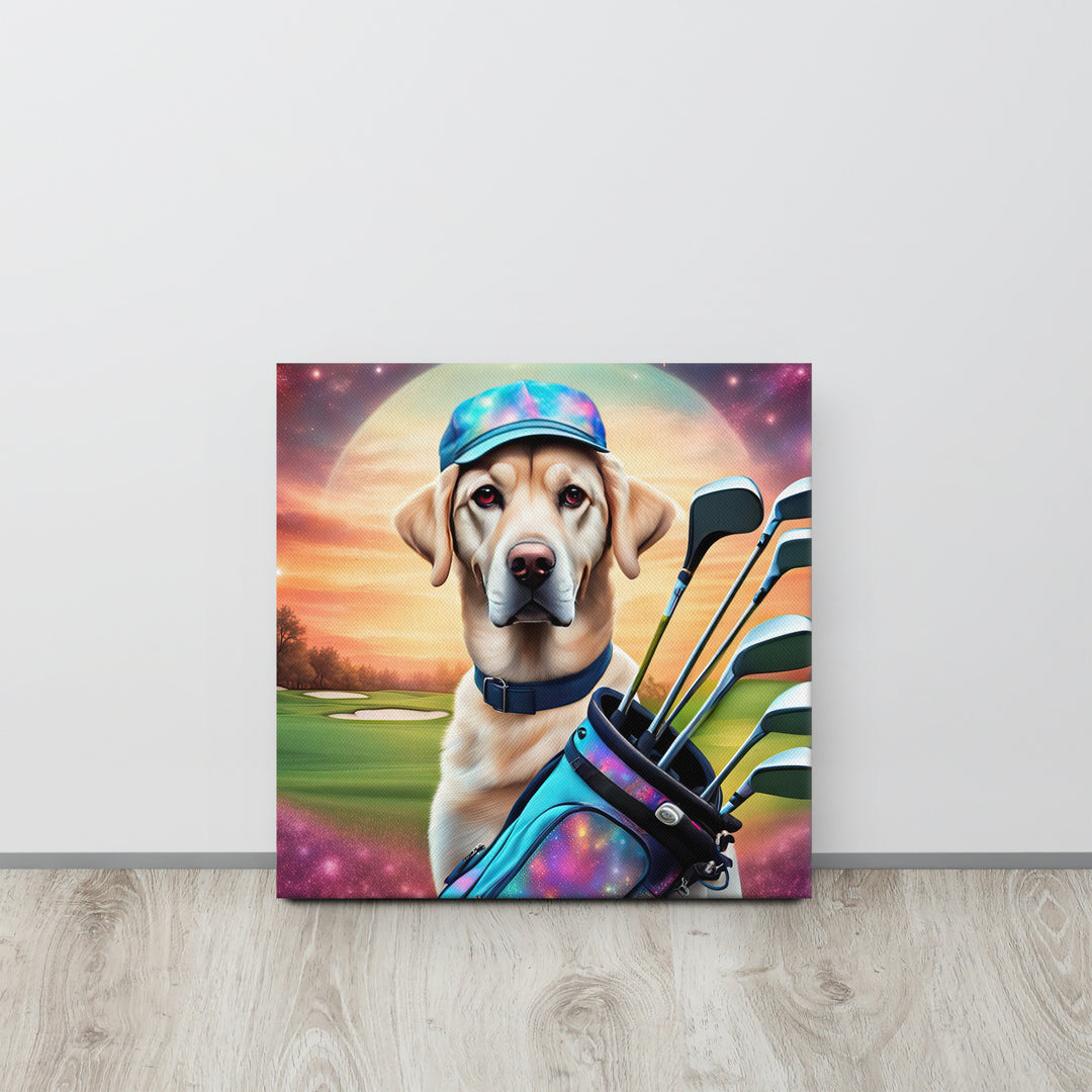 Thin canvas-Labrador Retriever Golfer V13