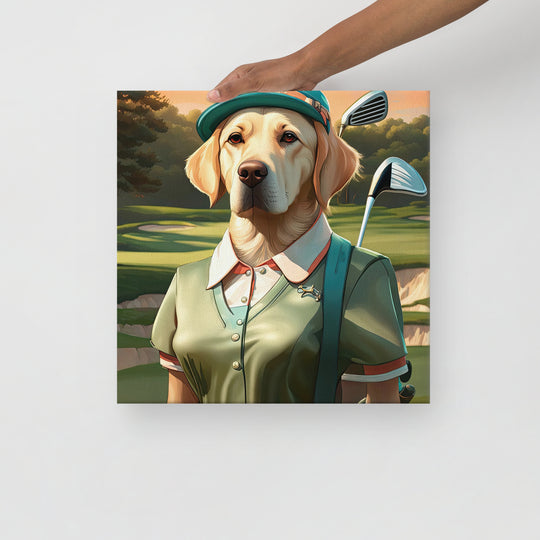 Thin canvas-Labrador Retriever Golfer V14