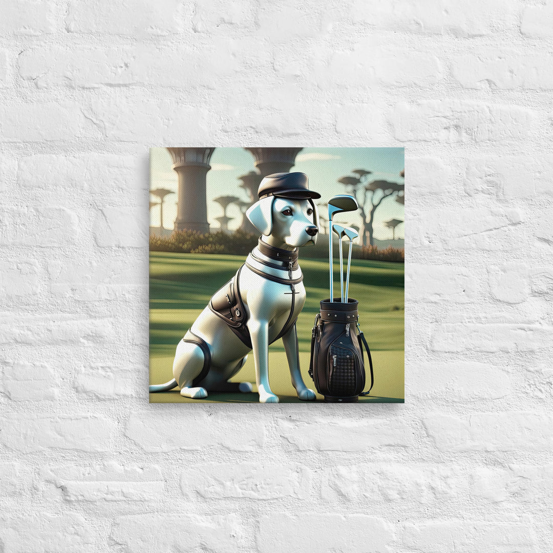 Thin canvas-Labrador Retriever Golfer V18