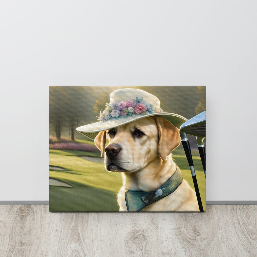 Thin canvas-Labrador Retriever Golfer V5