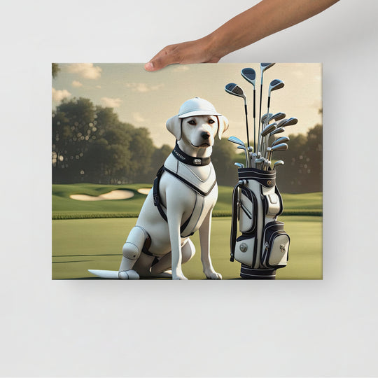 Thin canvas-Labrador Retriever Golfer V6