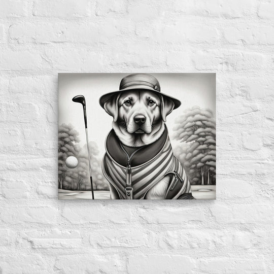 Thin canvas-Labrador Retriever Golfer V7