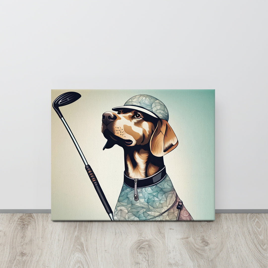 Thin canvas-Labrador Retriever Golfer V8