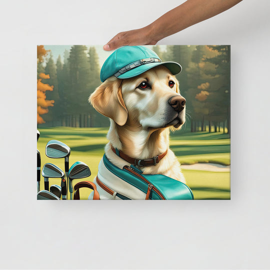 Thin canvas-Labrador Retriever Golfer V10