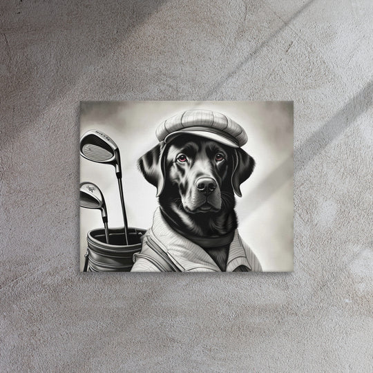 Thin canvas-Labrador Retriever Golfer V11