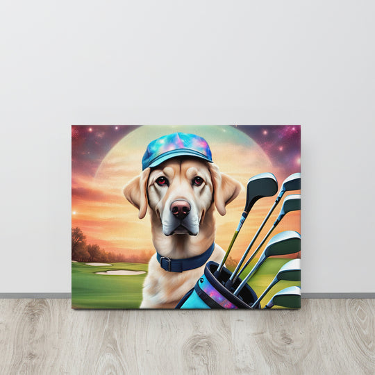 Thin canvas-Labrador Retriever Golfer V13