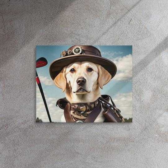 Thin canvas-Labrador Retriever Golfer V20