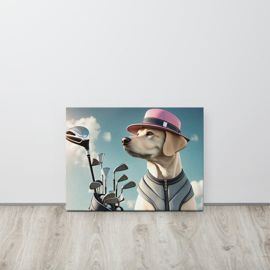 Thin canvas-Labrador Retriever Golfer V4