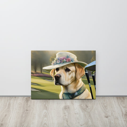 Thin canvas-Labrador Retriever Golfer V5