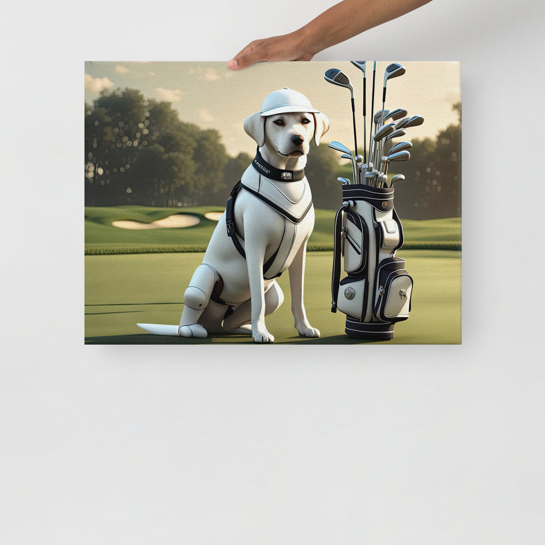 Thin canvas-Labrador Retriever Golfer V6