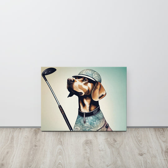 Thin canvas-Labrador Retriever Golfer V8