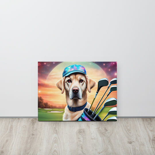 Thin canvas-Labrador Retriever Golfer V13