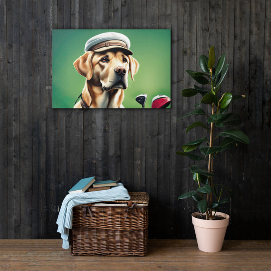 Thin canvas-Labrador Retriever Golfer V3