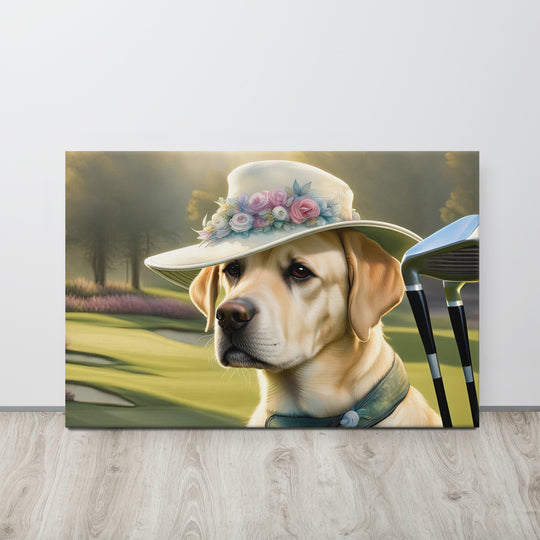 Thin canvas-Labrador Retriever Golfer V5