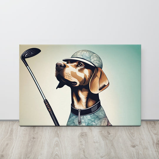 Thin canvas-Labrador Retriever Golfer V8