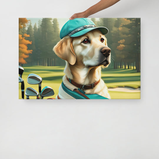 Thin canvas-Labrador Retriever Golfer V10