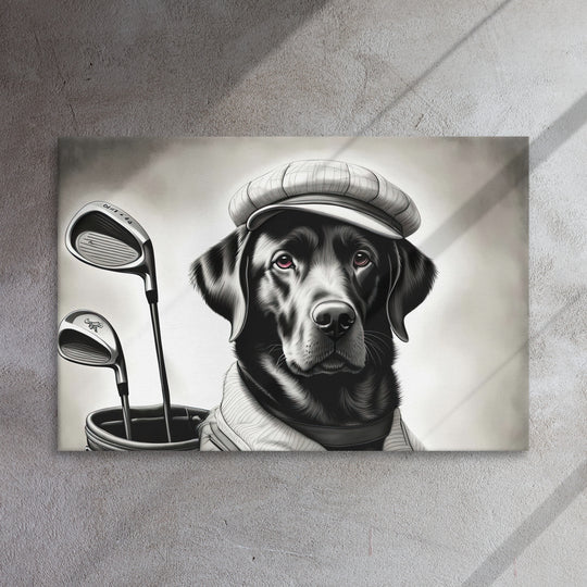 Thin canvas-Labrador Retriever Golfer V11