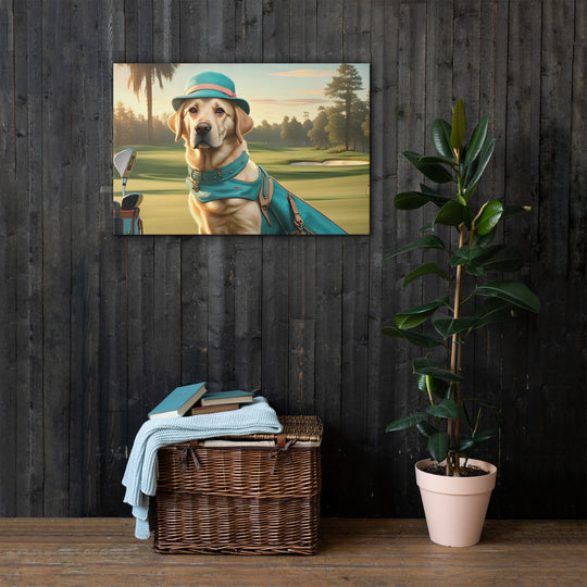 Thin canvas-Labrador Retriever Golfer V12