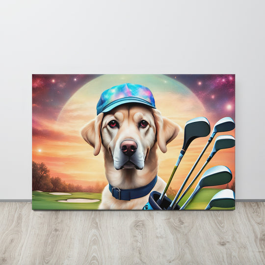 Thin canvas-Labrador Retriever Golfer V13