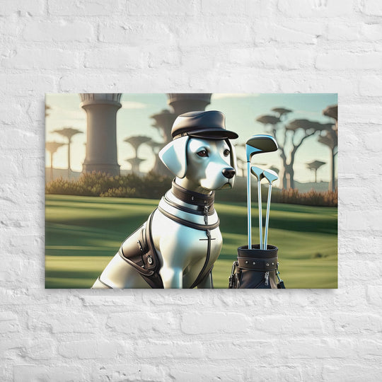 Thin canvas-Labrador Retriever Golfer V18