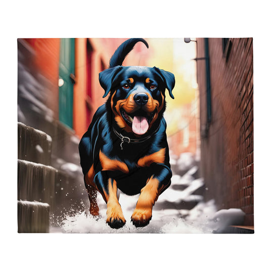 Rottweiler- Throw Blanket v2