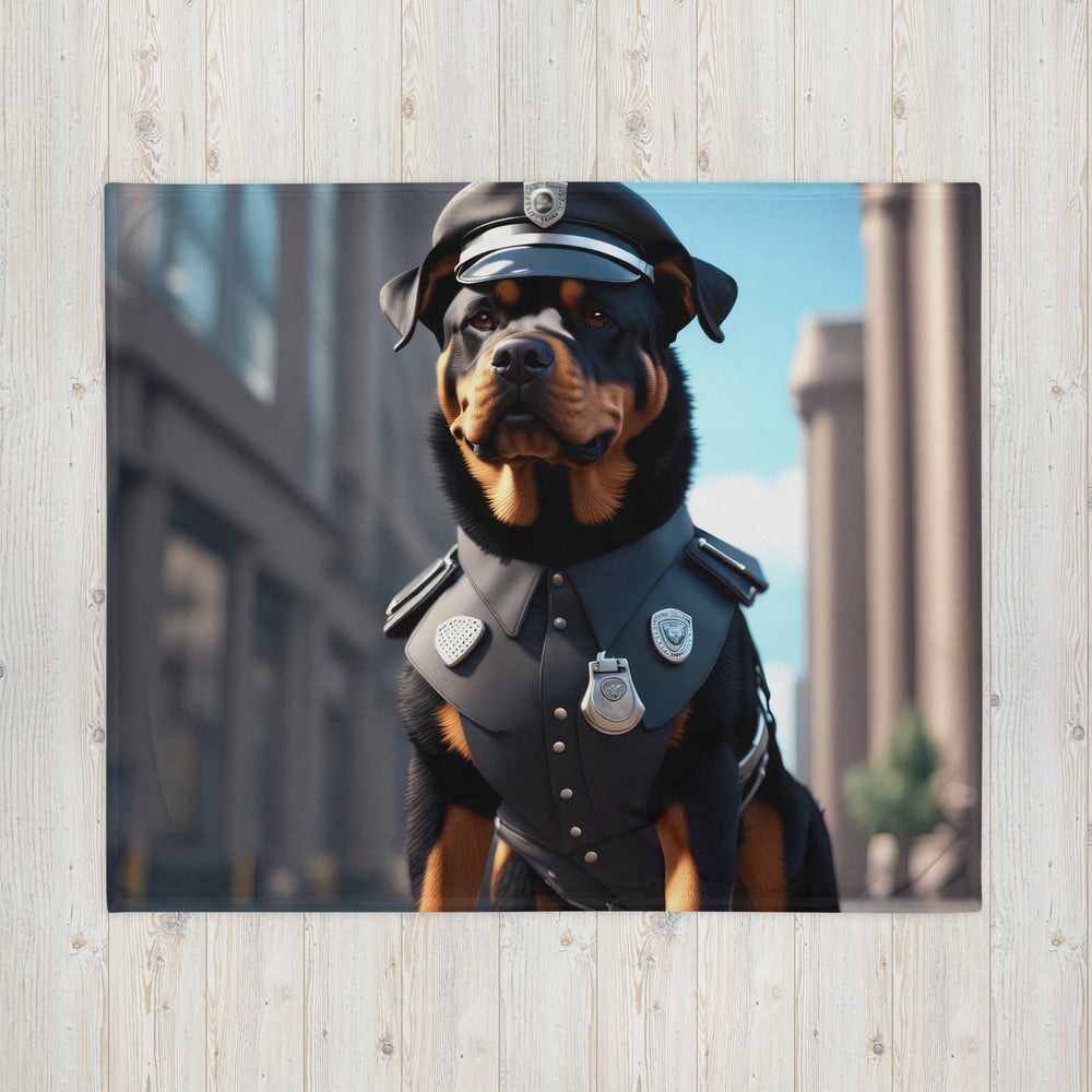 Rottweiler- Throw Blanket v3