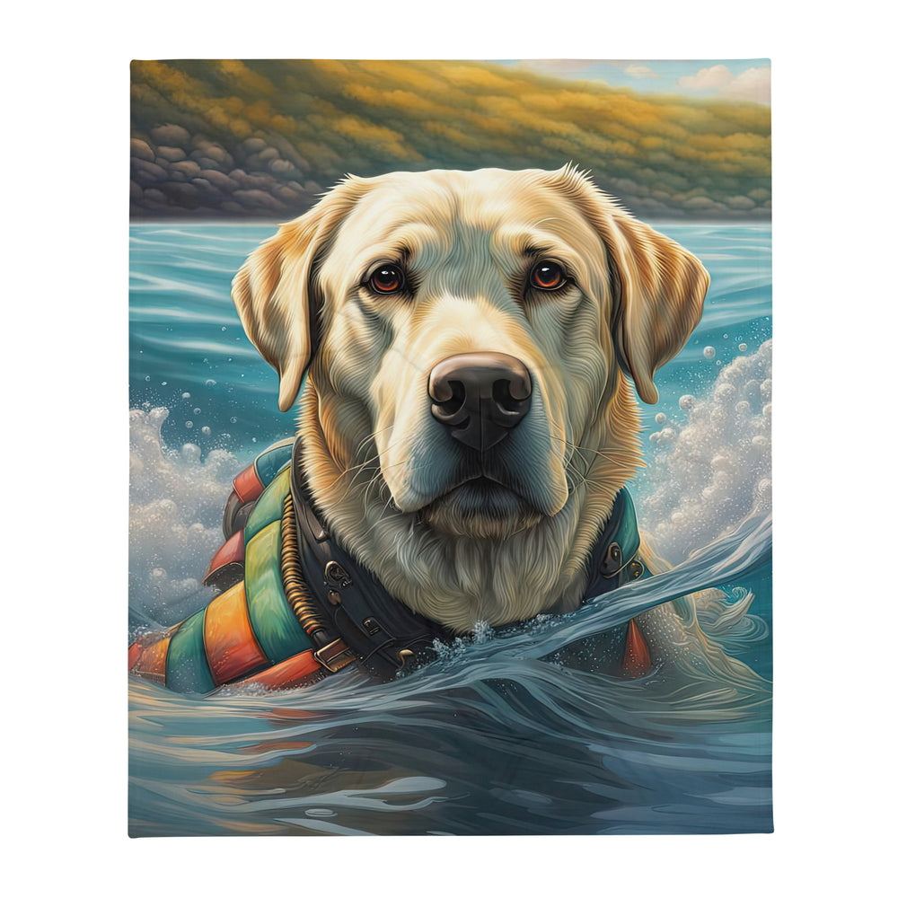 Throw Blanket-Labrador Retriever V4