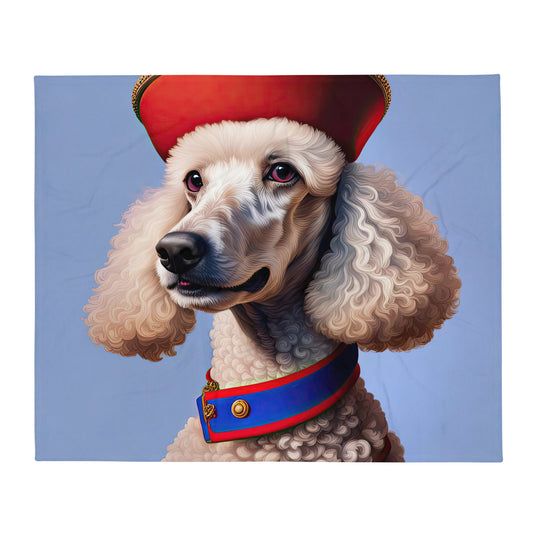 Poodle- Throw Blanket v4