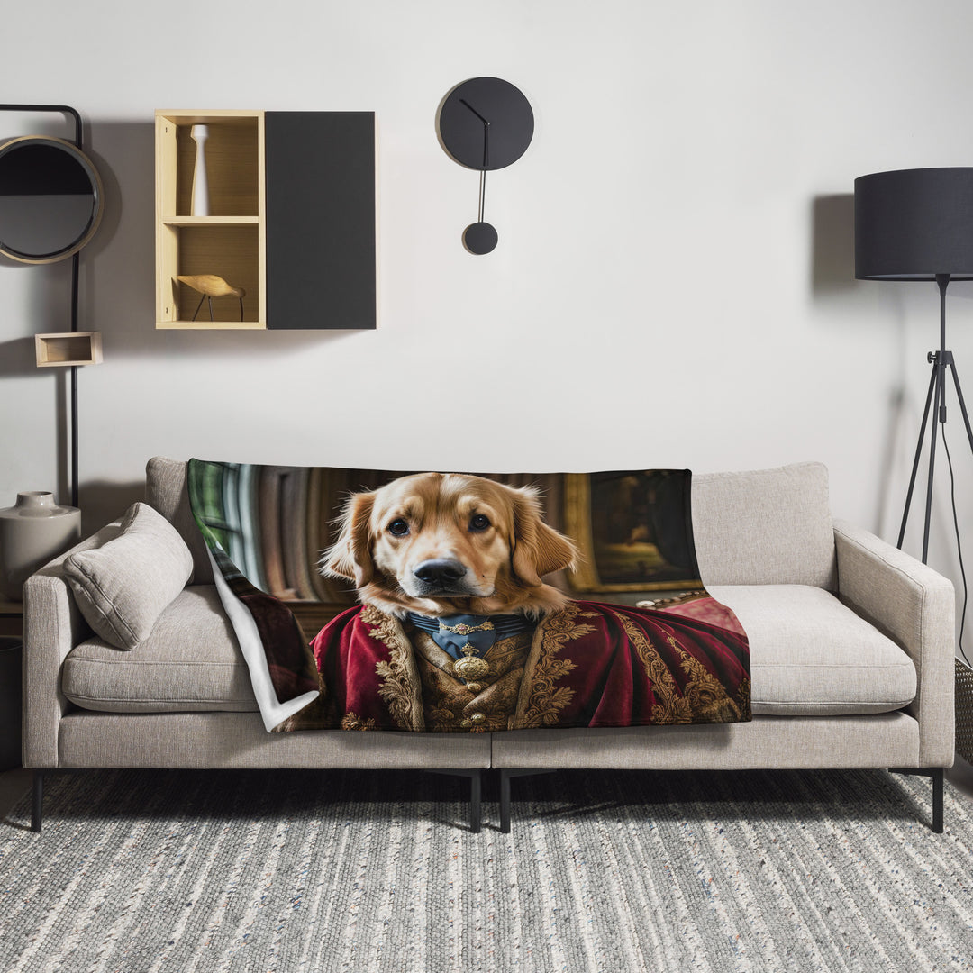Golden Retriever- Throw Blanket v3
