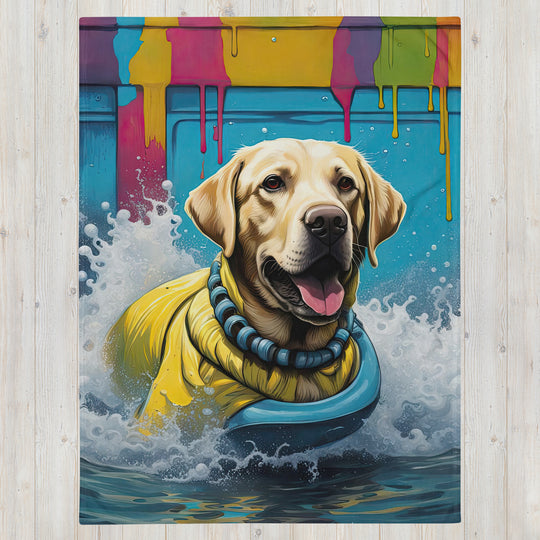 Throw Blanket-Labrador Retriever